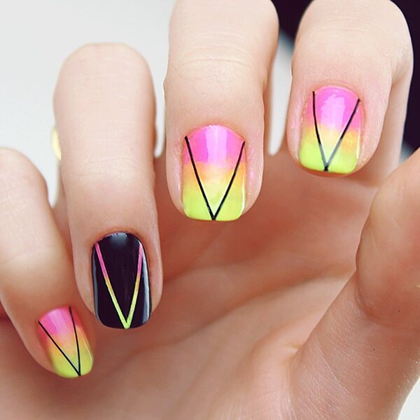 100+ Bright Summer Nail Designs 2019 images 38