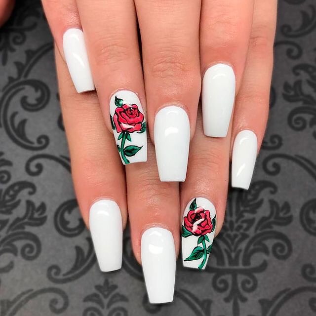 100+ Bright Summer Nail Designs 2019 images 39