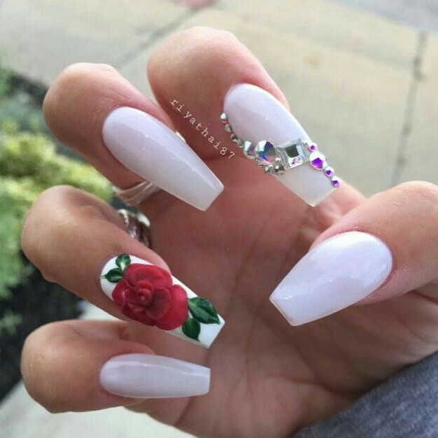 100+ Bright Summer Nail Designs 2019 images 45