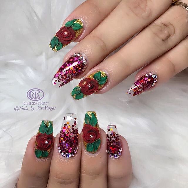 100+ Bright Summer Nail Designs 2019 images 57