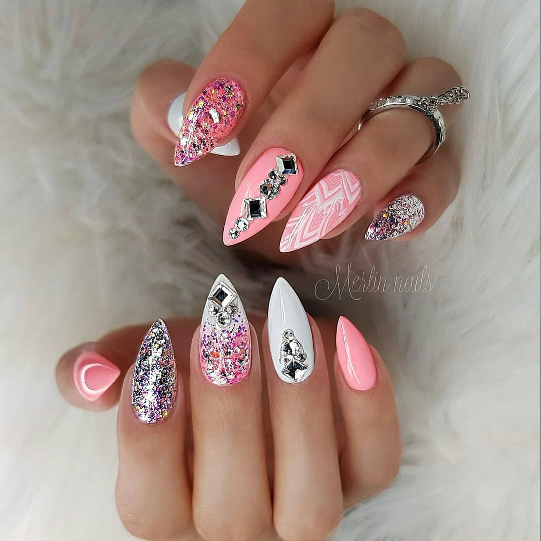 110+ Nail Art Designs and Ideas 2019 images 4