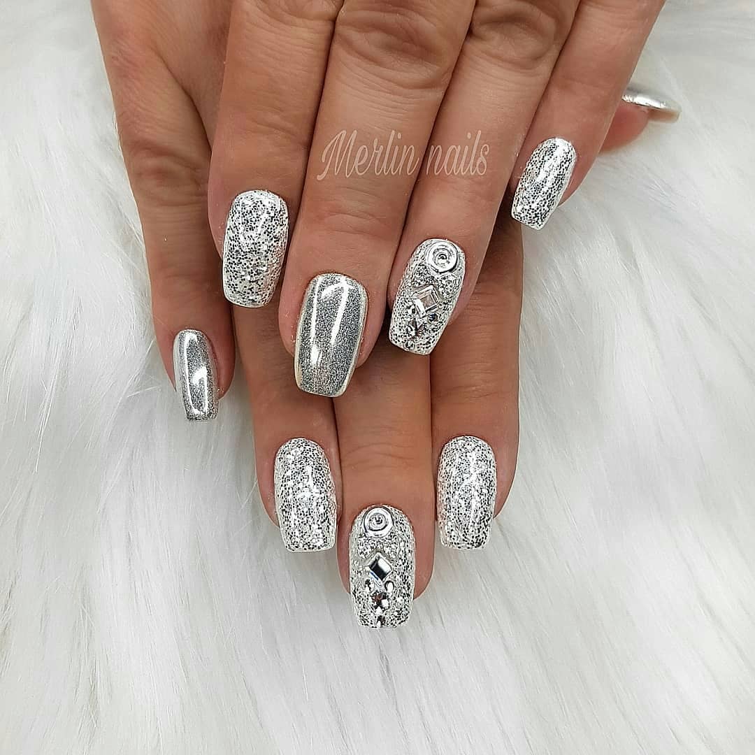 110+ Nail Art Designs and Ideas 2019 images 37