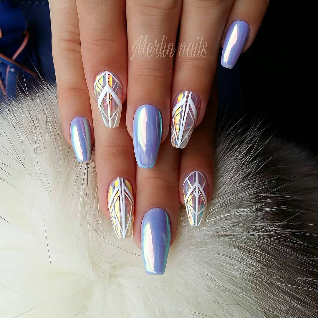 110+ Nail Art Designs and Ideas 2019 images 43