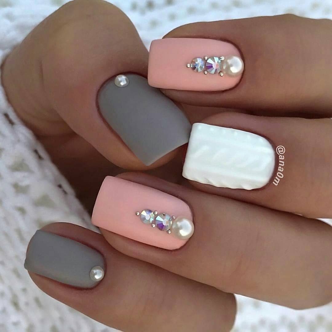 110+ Nail Art Designs and Ideas 2019 images 46