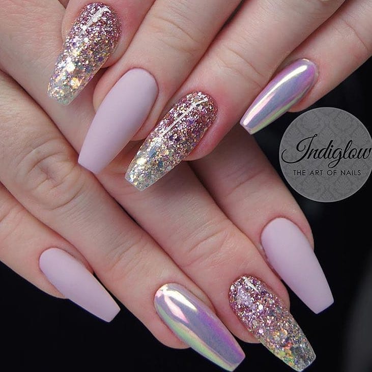 110+ Nail Art Designs and Ideas 2019 images 59