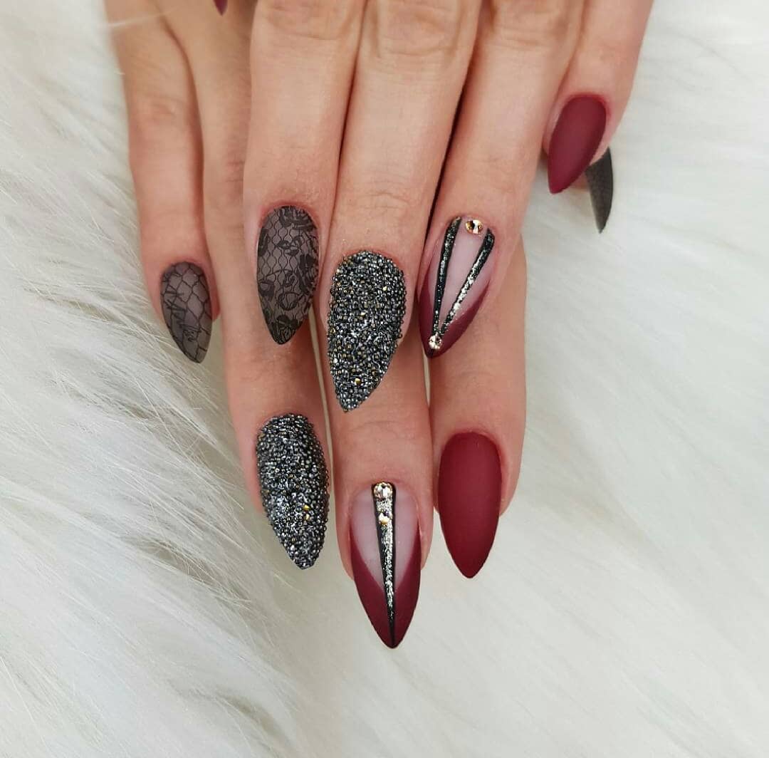 110+ Nail Art Designs and Ideas 2019 images 62