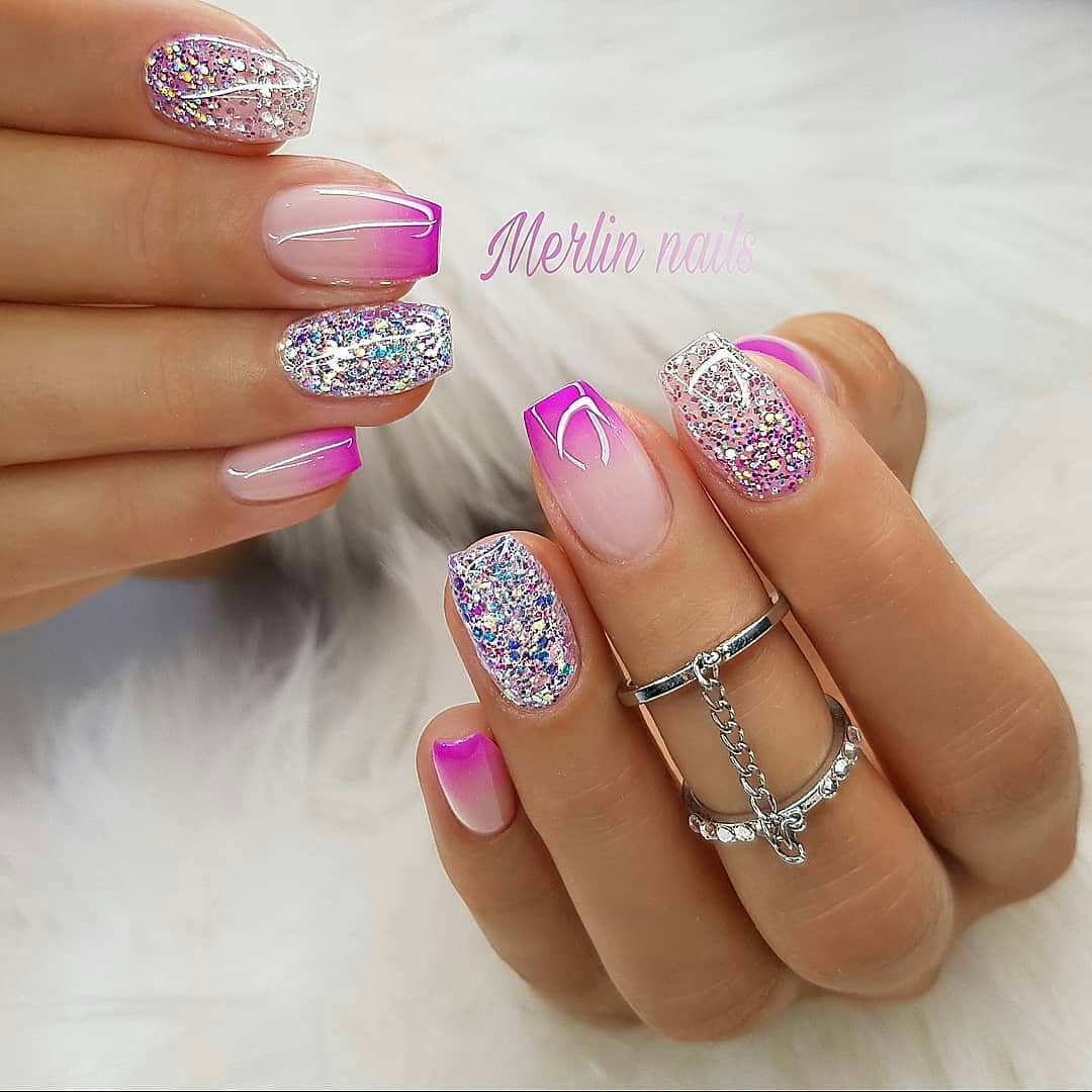 110+ Nail Art Designs and Ideas 2019 images 65