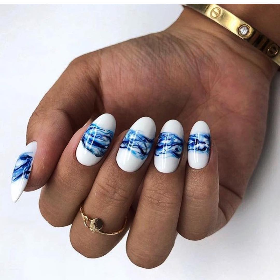 110+ Nail Art Designs and Ideas 2019 images 73