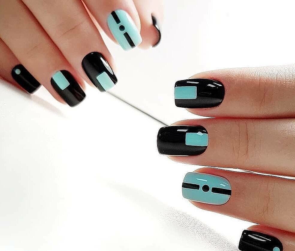 80+ Dark Color Nail Designs for Women images 41