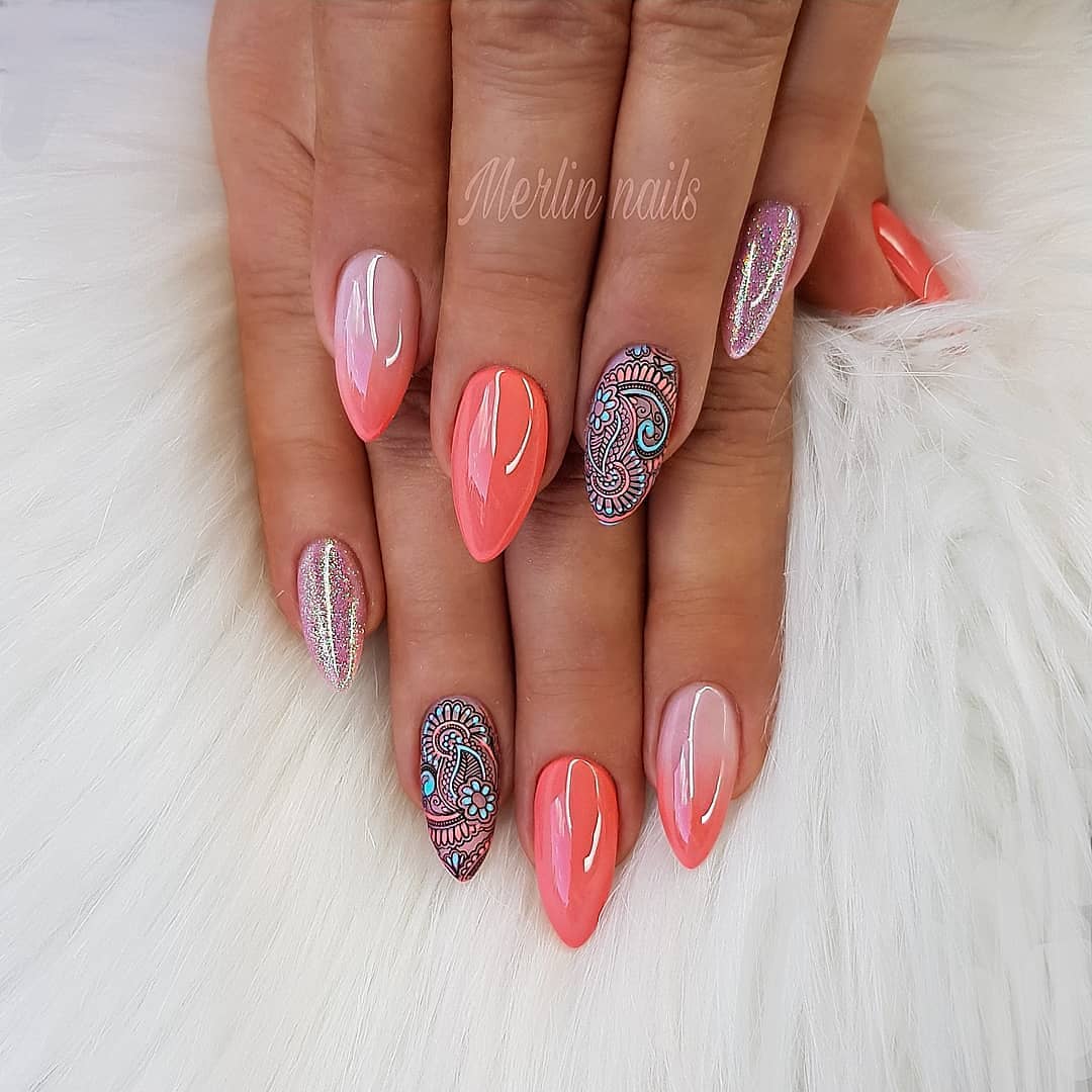 100+ Summer Nail Designs That Will Make You Excited images 45