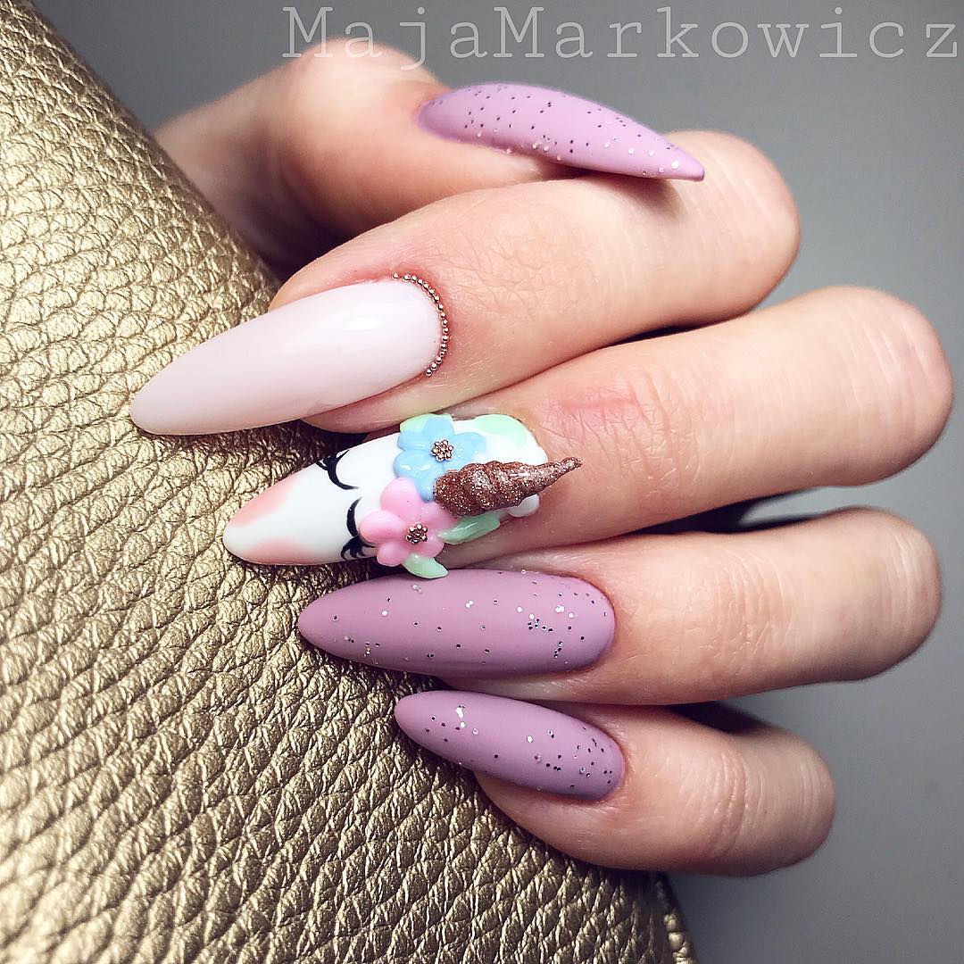 40+ Hottest Nail Art Designs Trends for Fall 2019 images 5