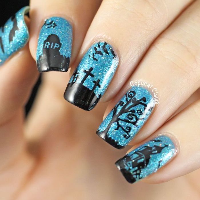 100+ Halloween Manicures You Need to See (and Try) images 37