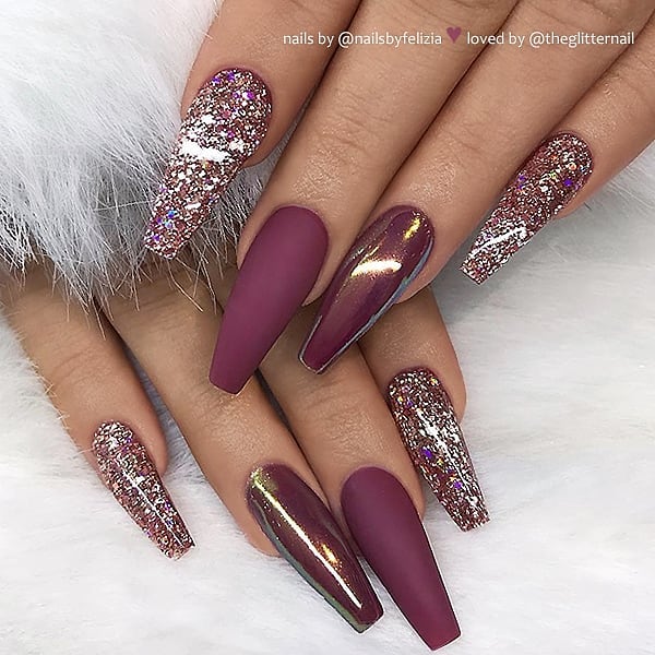 60 The Most Wonderful And Convenient Coffin Nail Designs 2019 images 1