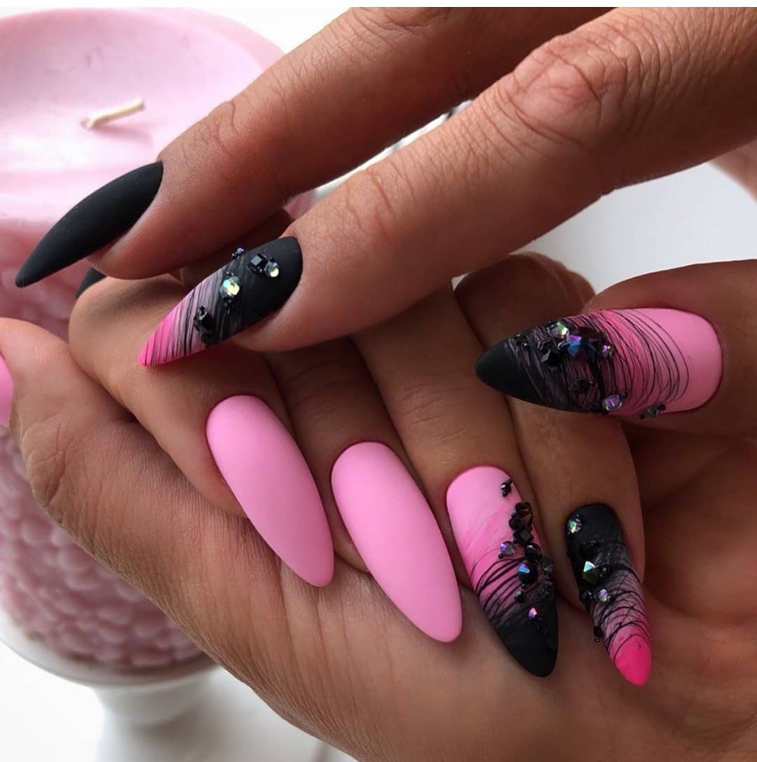 60 The Most Wonderful And Convenient Coffin Nail Designs 2019 images 23