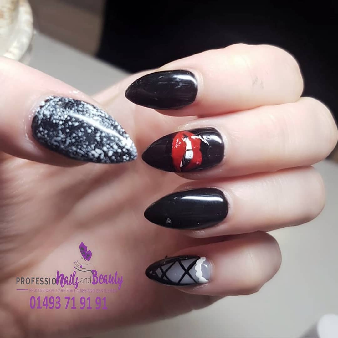 60 The Most Wonderful And Convenient Coffin Nail Designs 2019 images 44