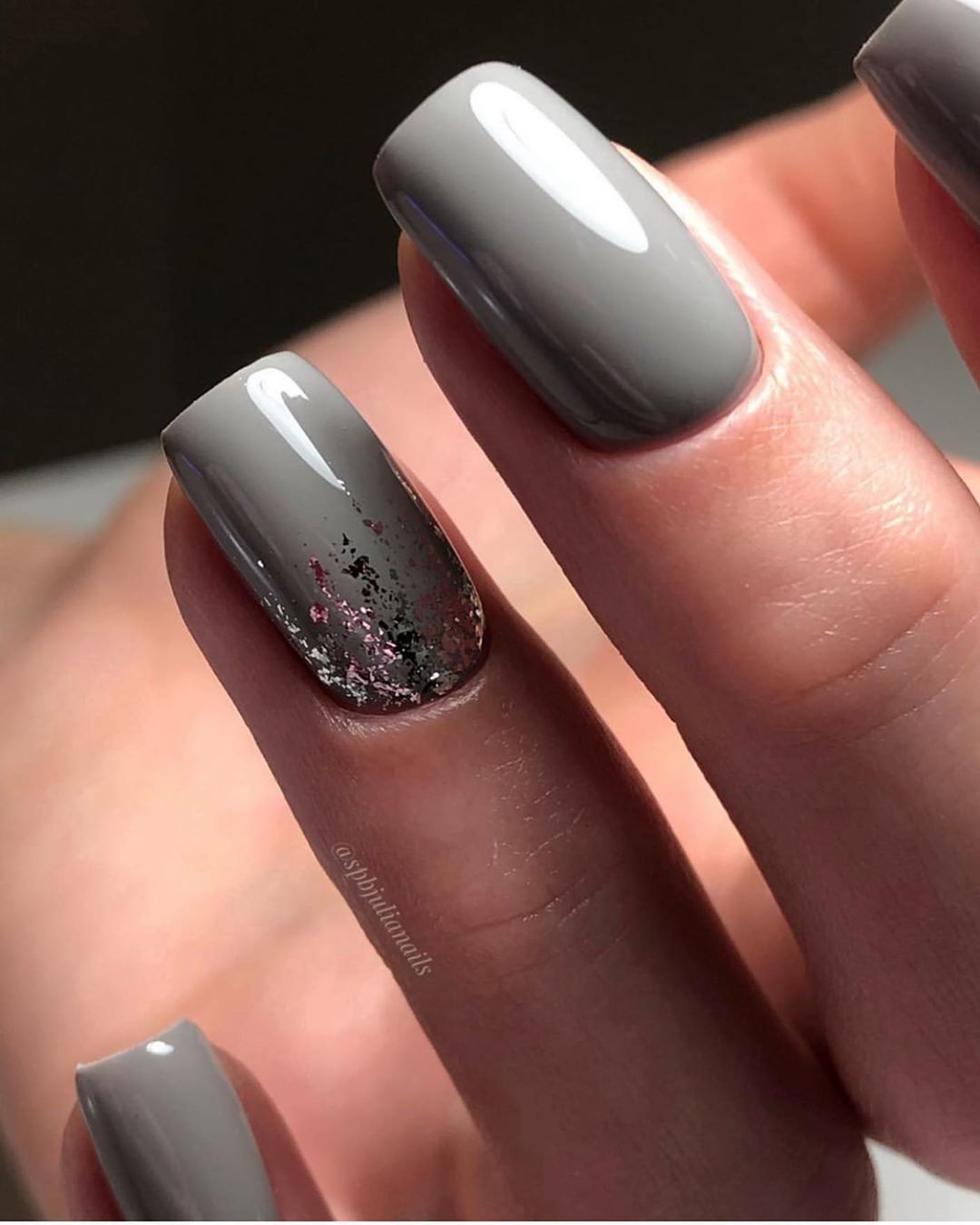 70 Winter Nail Art Ideas Cooler Than The Weather images 39