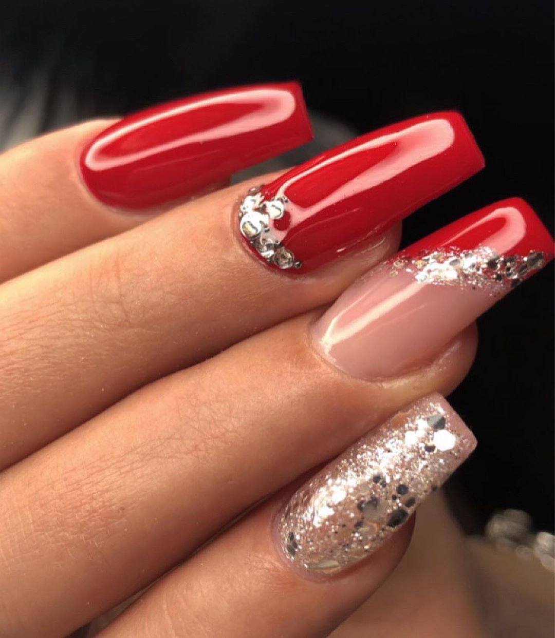 20+ Festive Christmas Nail Art Designs Ideas images 5