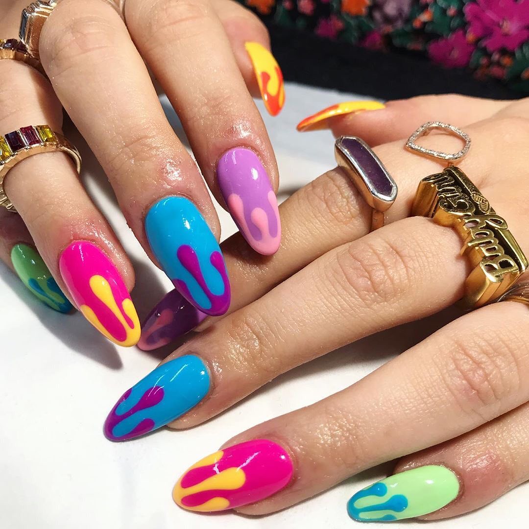 50+ Cute And Colorful Fruit Nail Designs For 2020 images 37