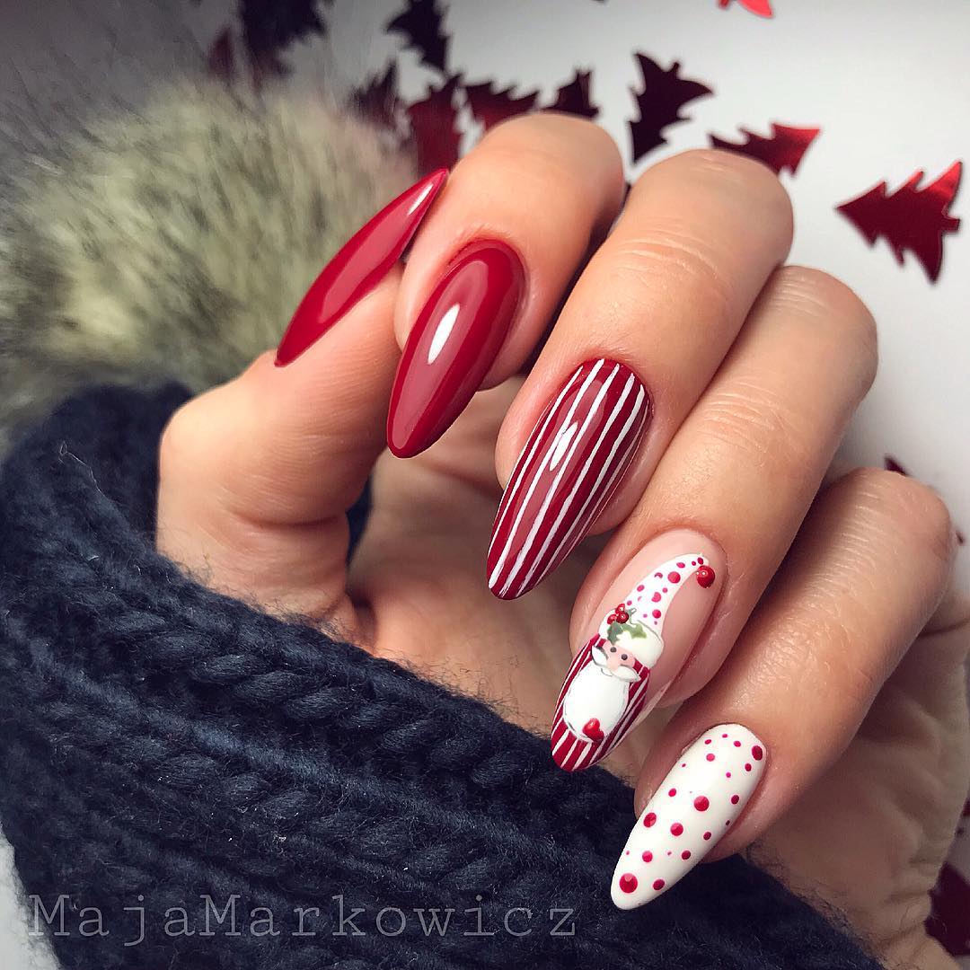 110 Valentine’s Day Nail Designs Ideas That Are Anything but Cheesy in 2020 images 9