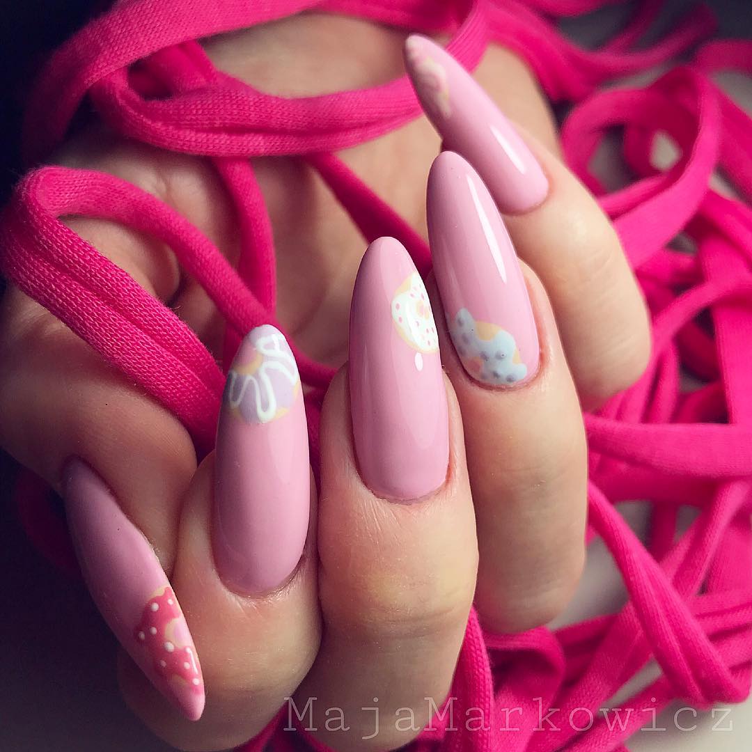 110 Valentine’s Day Nail Designs Ideas That Are Anything but Cheesy in 2020 images 10