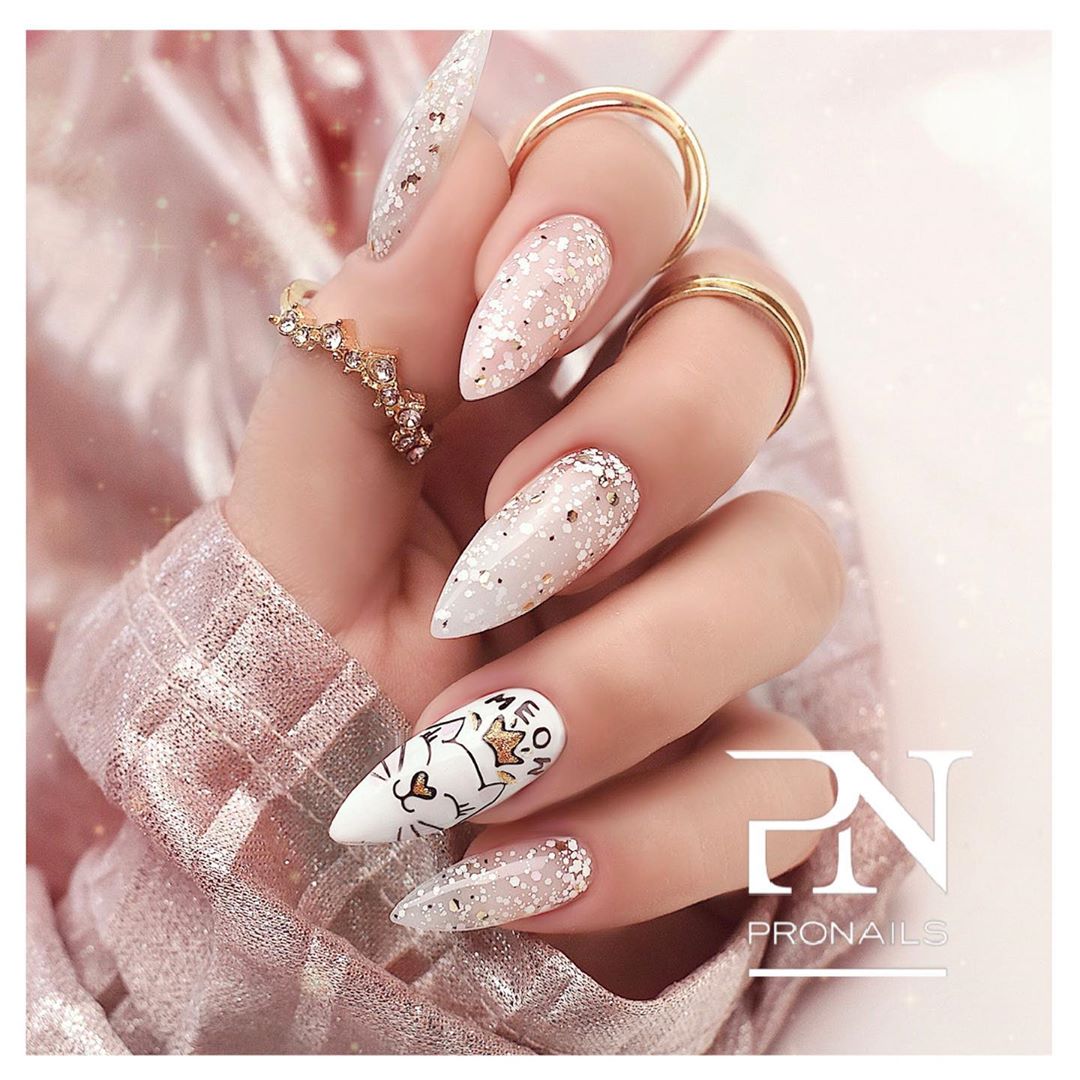 110 Valentine’s Day Nail Designs Ideas That Are Anything but Cheesy in 2020 images 107