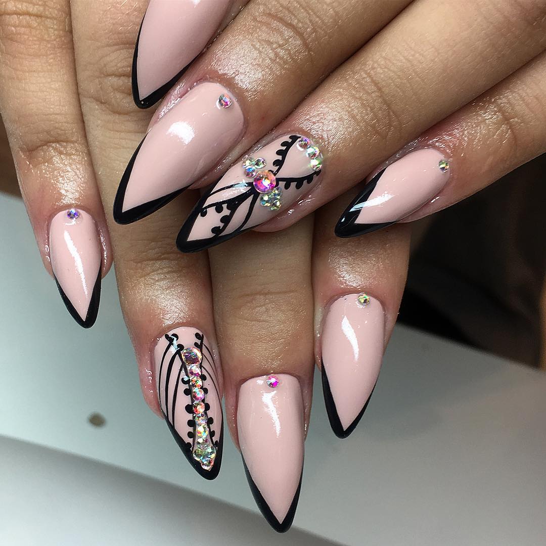 110 Valentine’s Day Nail Designs Ideas That Are Anything but Cheesy in 2020 images 14