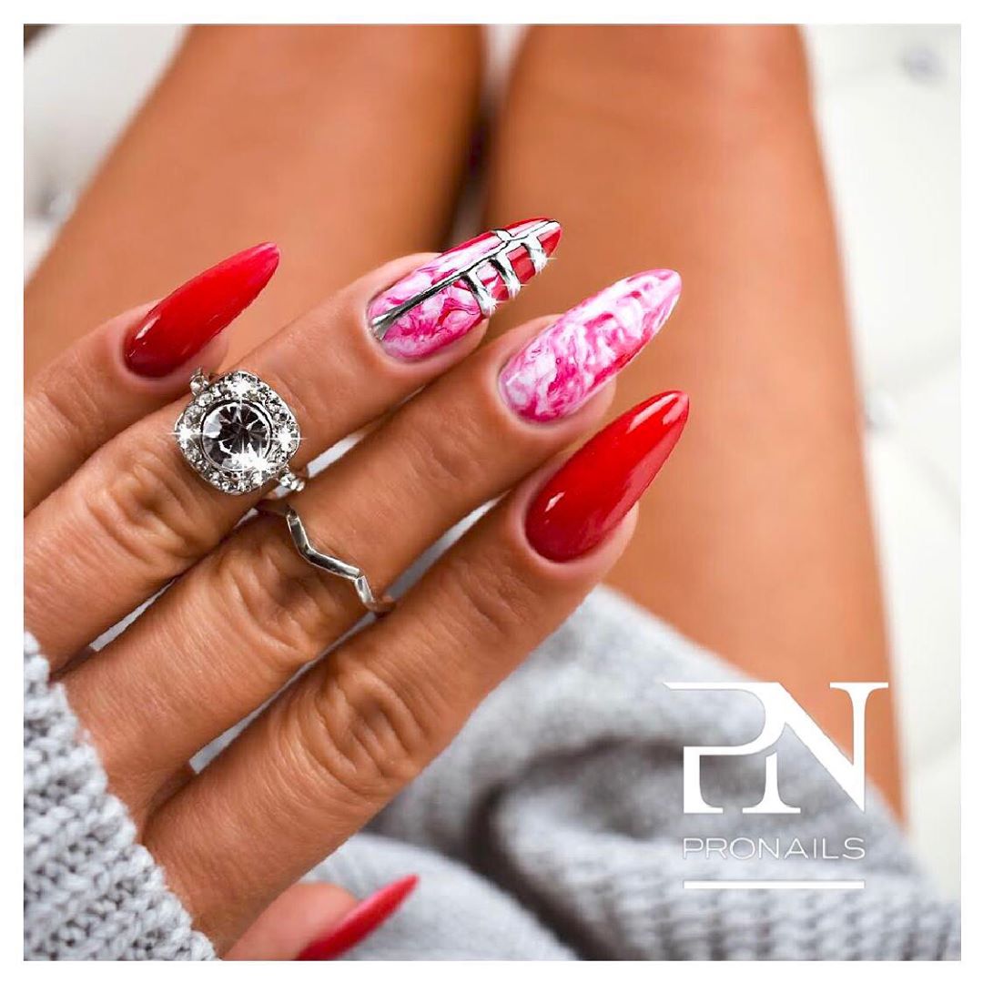 110 Valentine’s Day Nail Designs Ideas That Are Anything but Cheesy in 2020 images 54