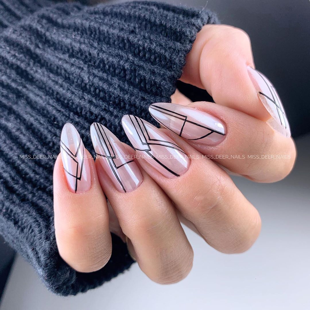 110 Valentine’s Day Nail Designs Ideas That Are Anything but Cheesy in 2020 images 55