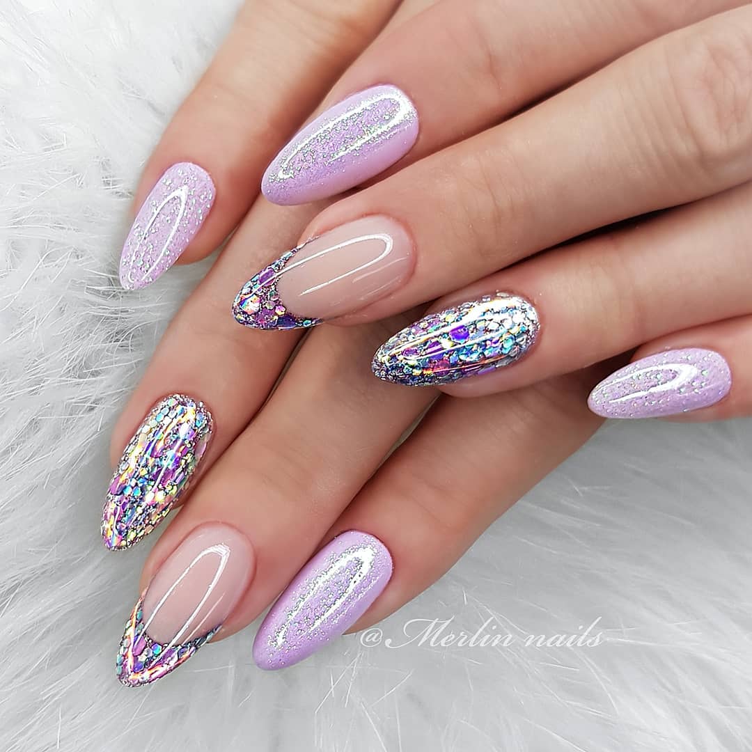 110 Valentine’s Day Nail Designs Ideas That Are Anything but Cheesy in 2020 images 64