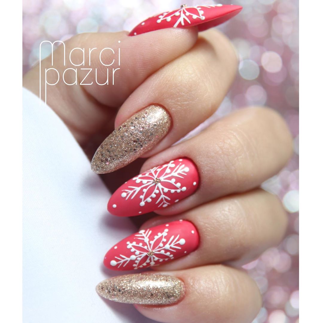 110 Valentine’s Day Nail Designs Ideas That Are Anything but Cheesy in 2020 images 73