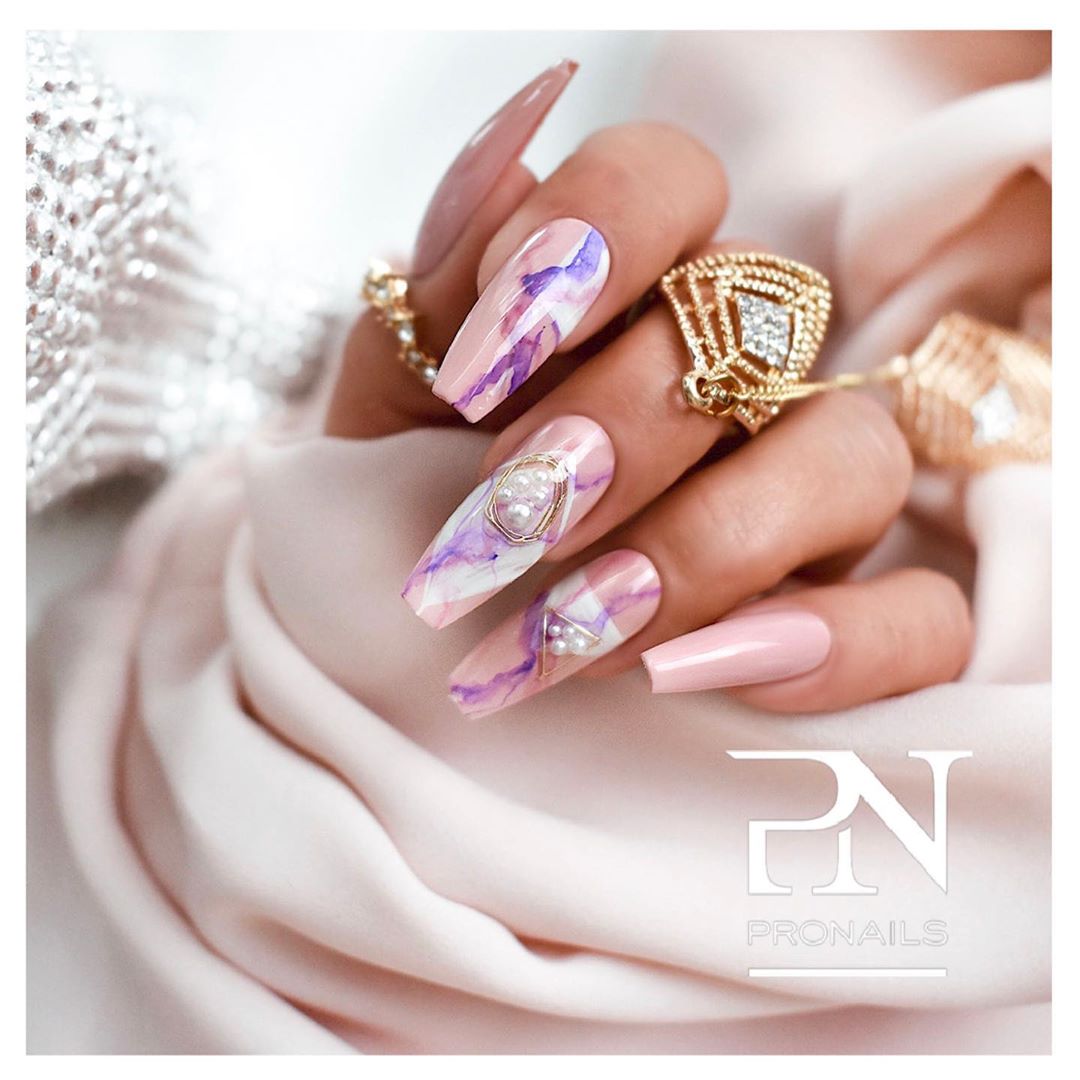 110 Valentine’s Day Nail Designs Ideas That Are Anything but Cheesy in 2020 images 77