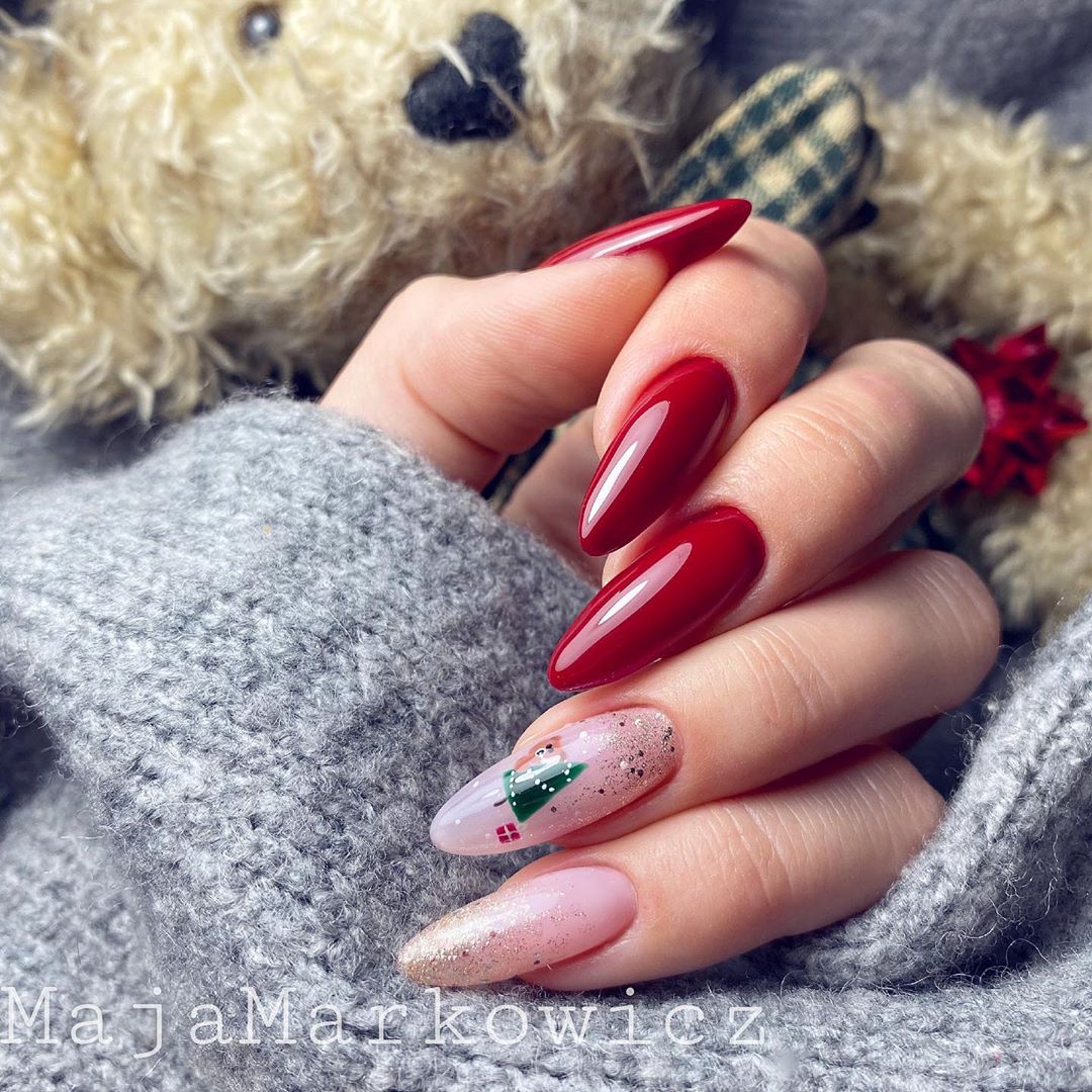 110 Valentine’s Day Nail Designs Ideas That Are Anything but Cheesy in 2020 images 79