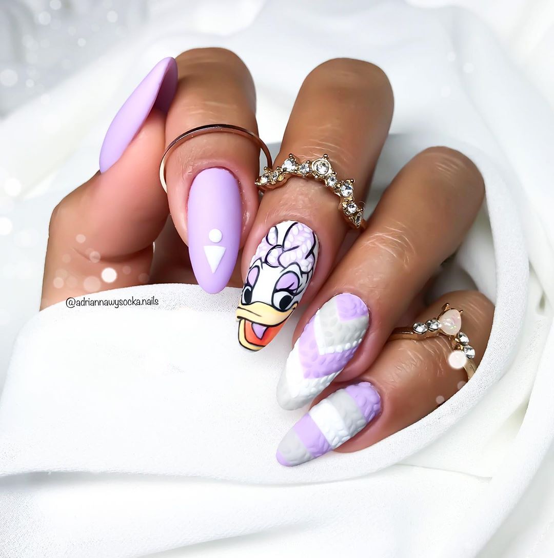 110 Valentine’s Day Nail Designs Ideas That Are Anything but Cheesy in 2020 images 83