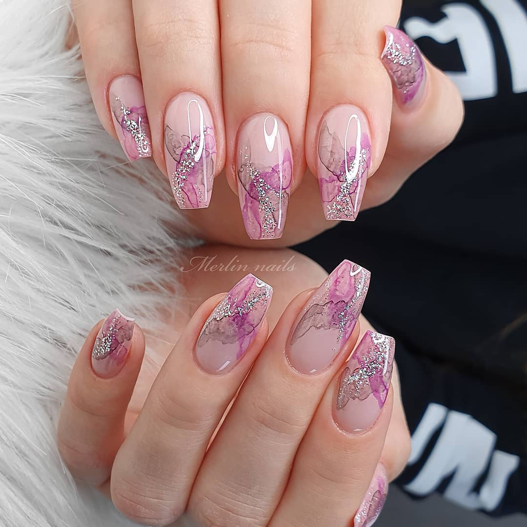 110 Valentine’s Day Nail Designs Ideas That Are Anything but Cheesy in 2020 images 85