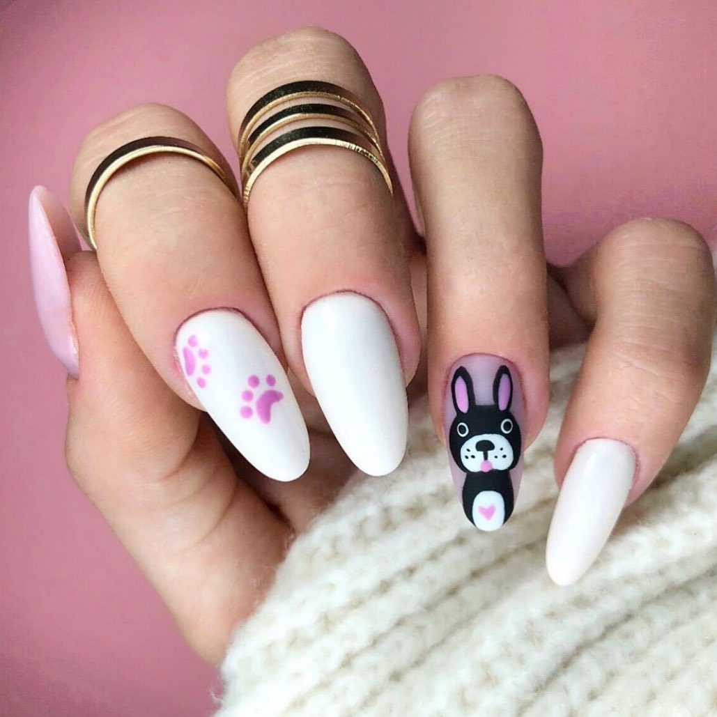 110 Valentine’s Day Nail Designs Ideas That Are Anything but Cheesy in 2020 images 96