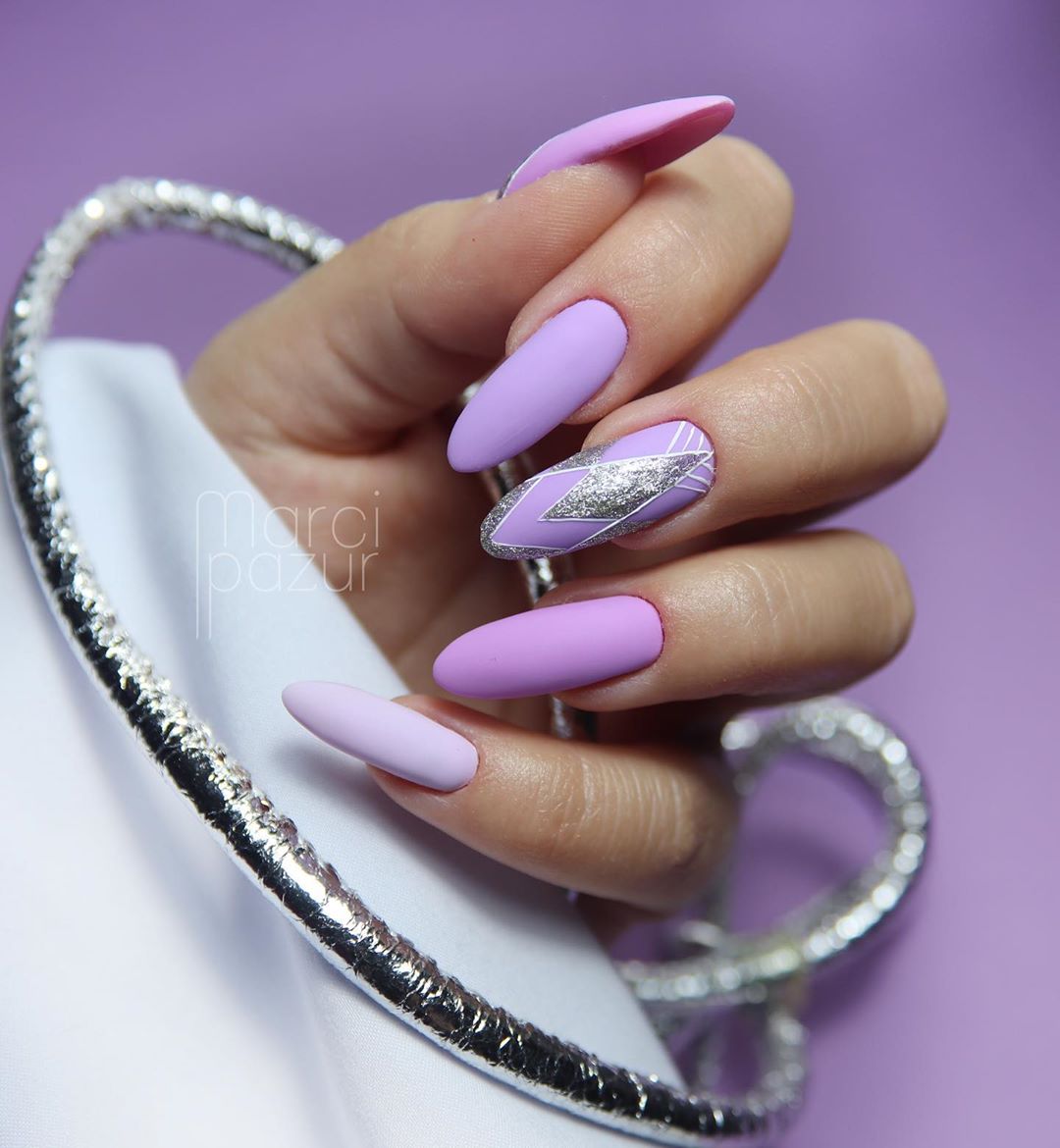 110 Valentine’s Day Nail Designs Ideas That Are Anything but Cheesy in 2020 images 97