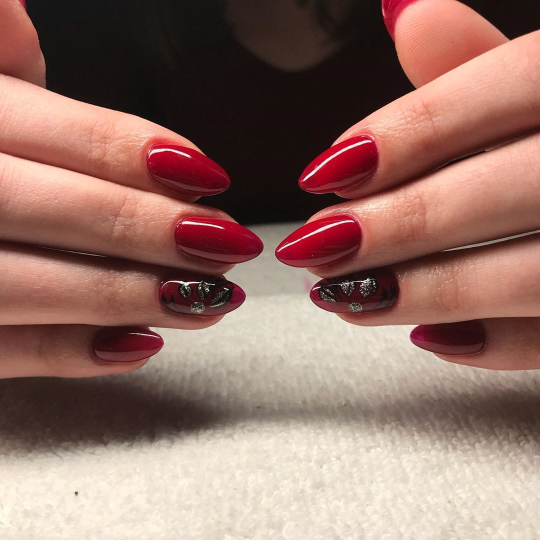 50 Sultry Burgundy Nail Ideas to Bring out Your Inner Sexy images 6