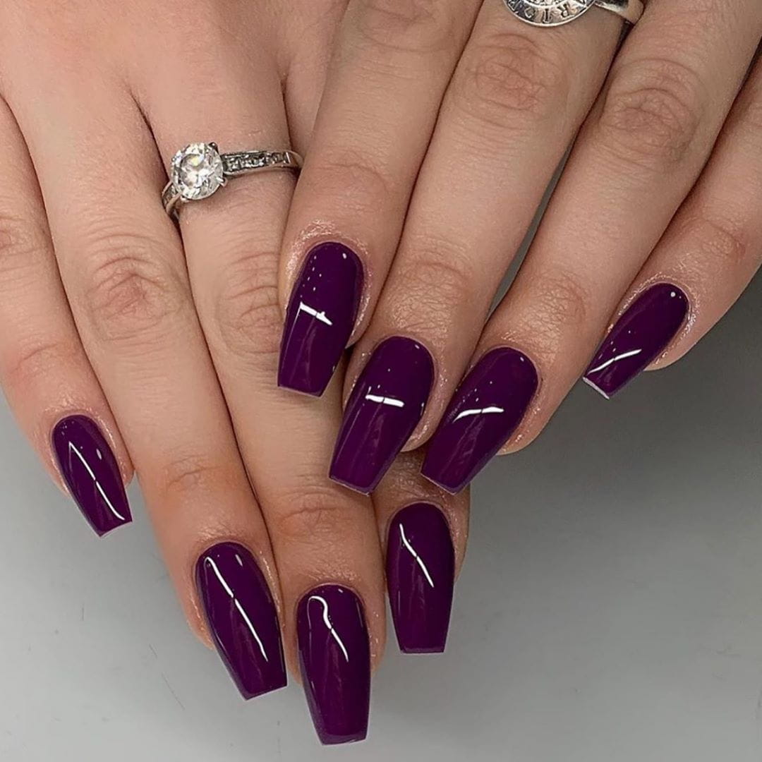 50 Sultry Burgundy Nail Ideas to Bring out Your Inner Sexy images 9