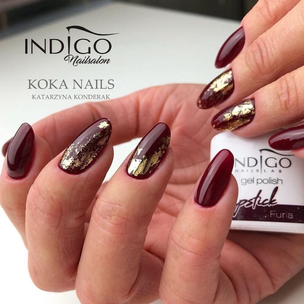 50 Sultry Burgundy Nail Ideas to Bring out Your Inner Sexy images 13