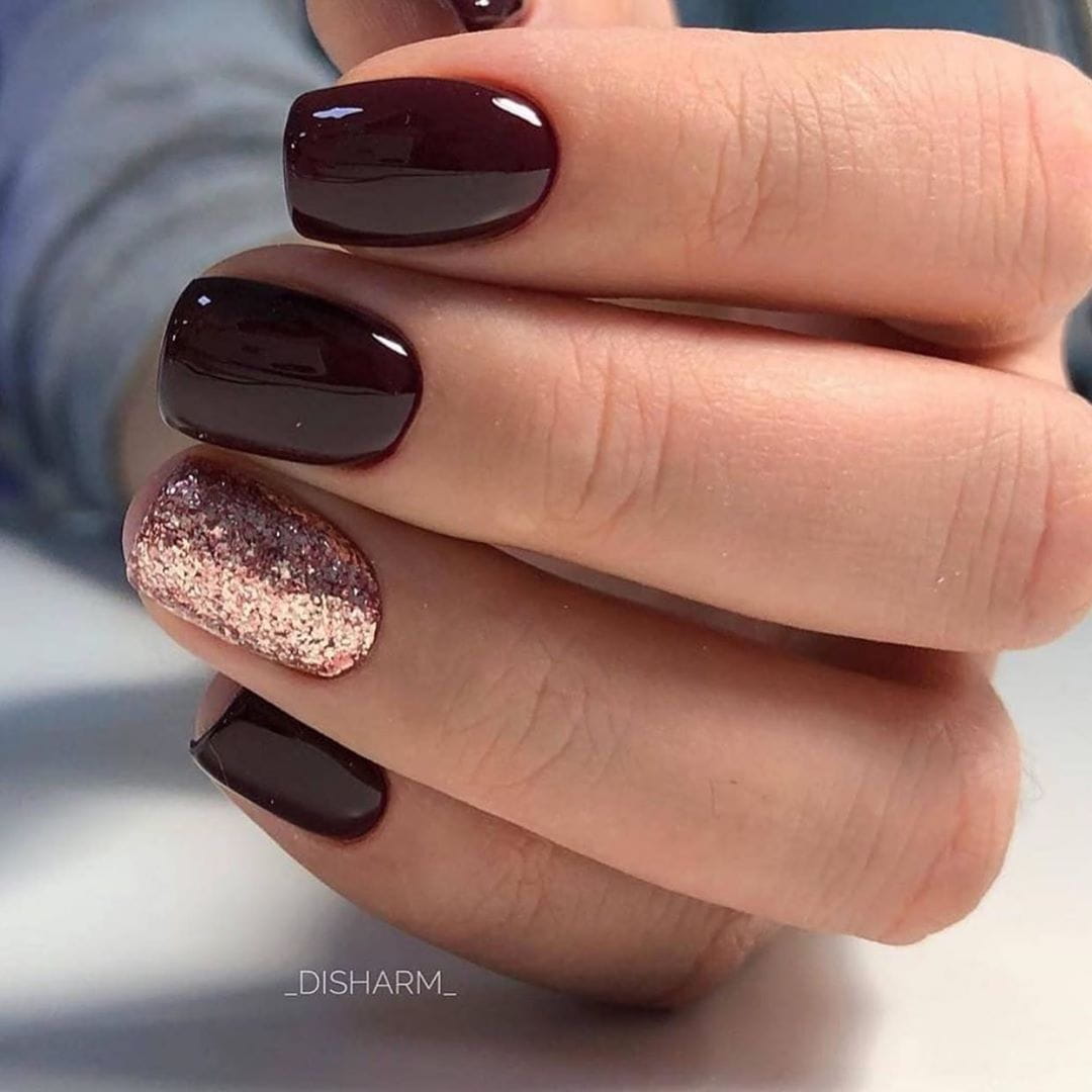 50 Sultry Burgundy Nail Ideas to Bring out Your Inner Sexy images 16