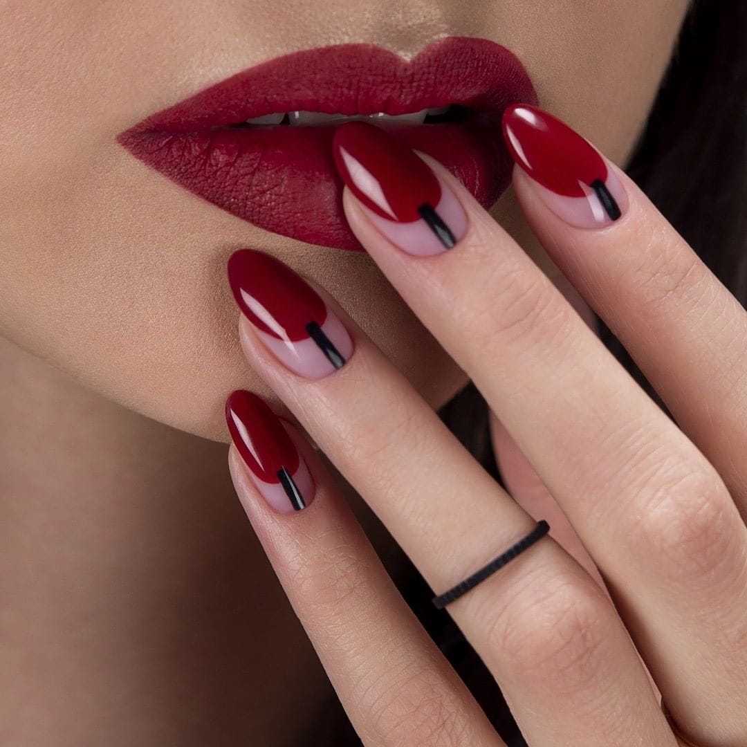 50 Sultry Burgundy Nail Ideas to Bring out Your Inner Sexy images 19