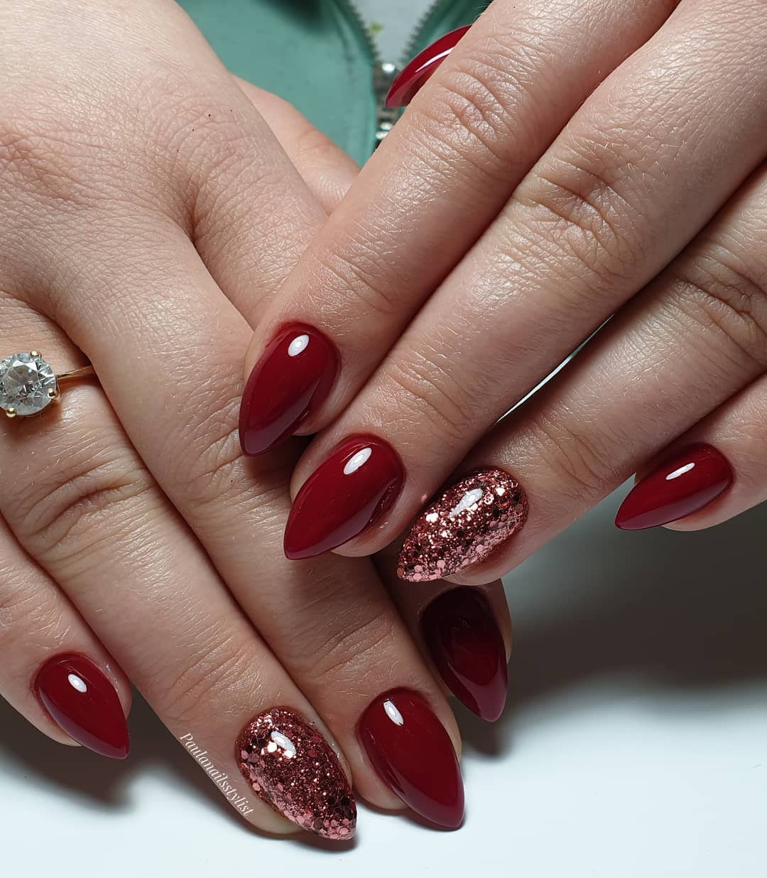 50 Sultry Burgundy Nail Ideas to Bring out Your Inner Sexy images 21