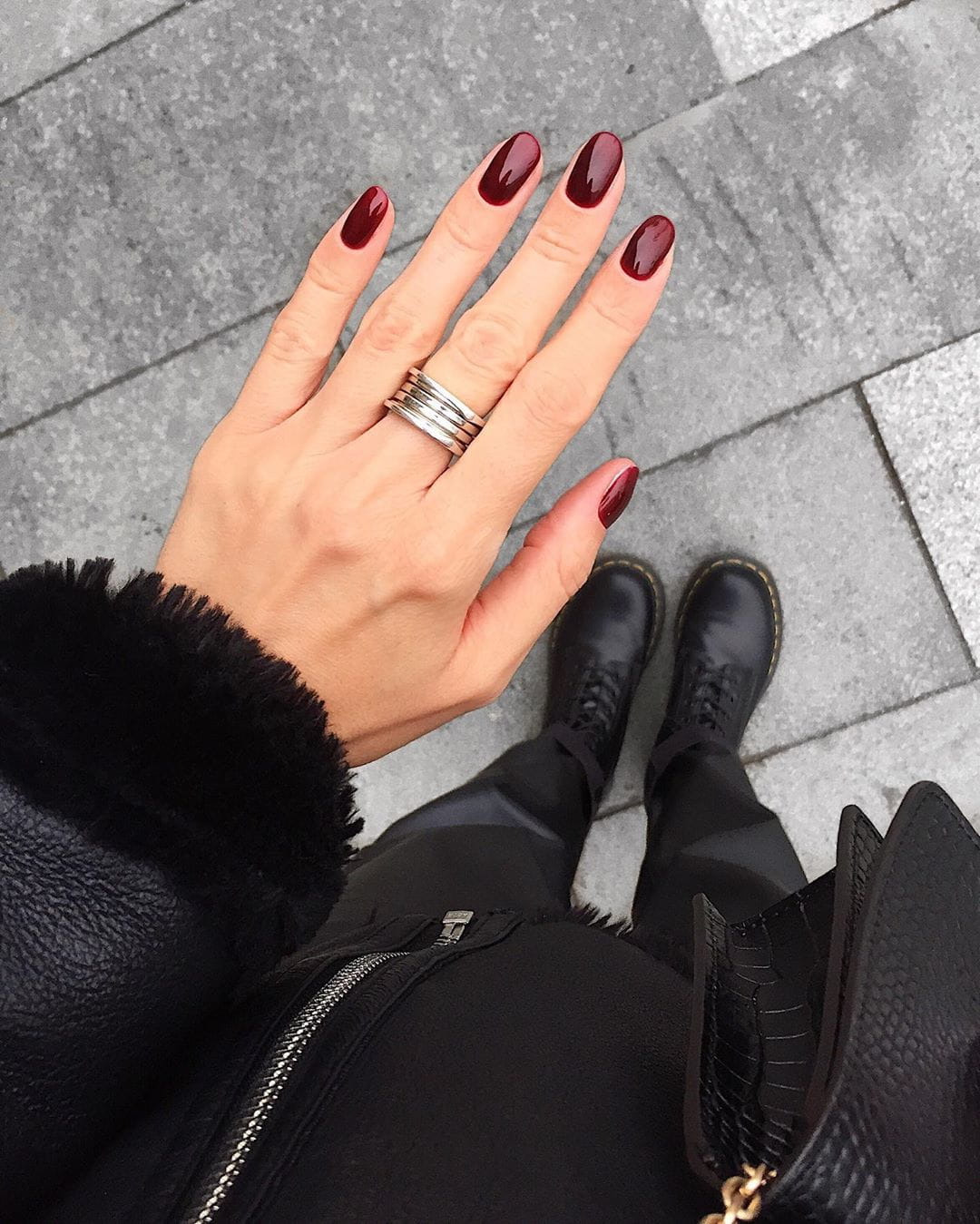 50 Sultry Burgundy Nail Ideas to Bring out Your Inner Sexy images 27