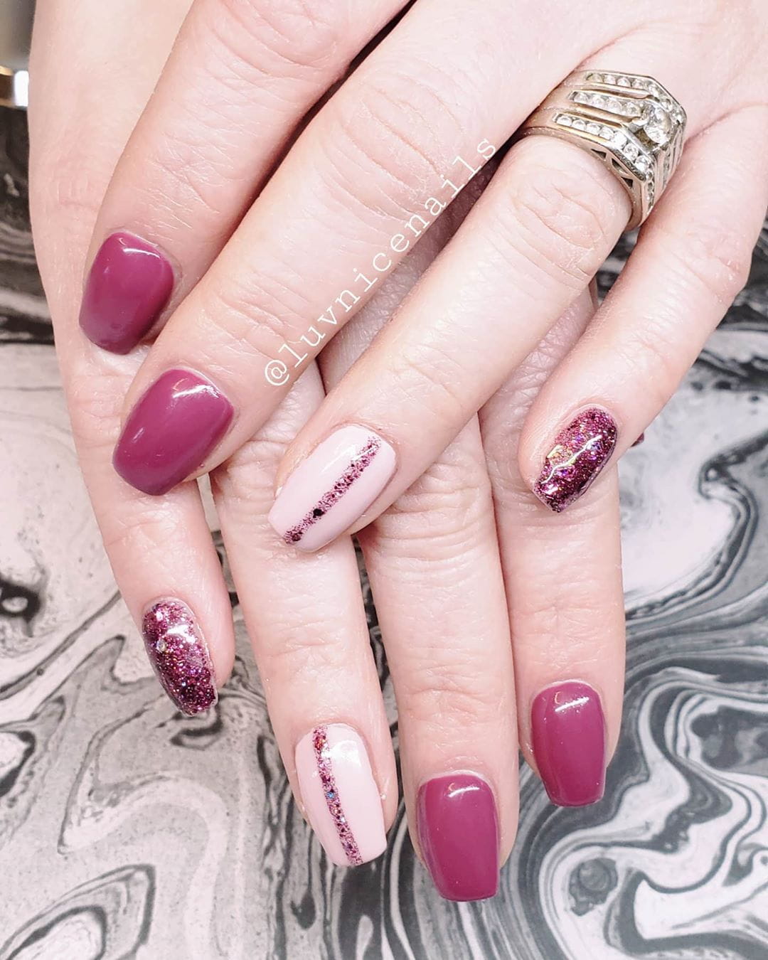 50 Sultry Burgundy Nail Ideas to Bring out Your Inner Sexy images 36