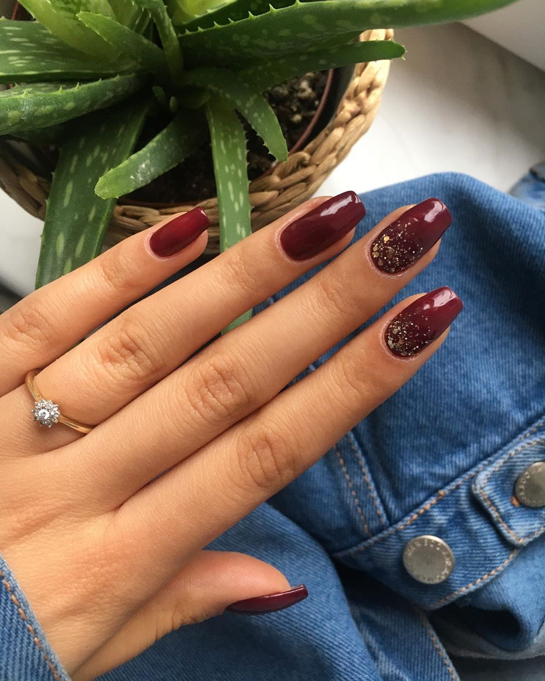 50 Sultry Burgundy Nail Ideas to Bring out Your Inner Sexy images 47