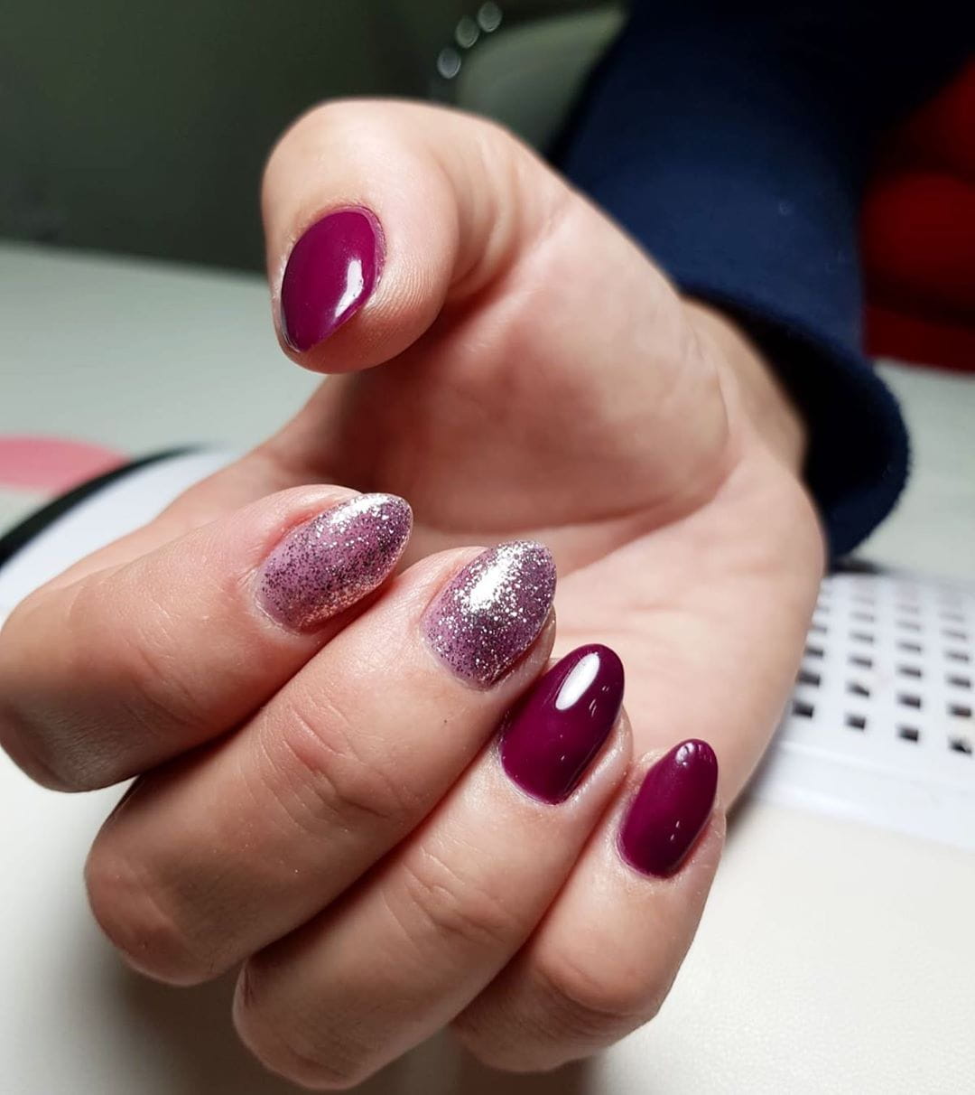 50 Sultry Burgundy Nail Ideas to Bring out Your Inner Sexy images 48