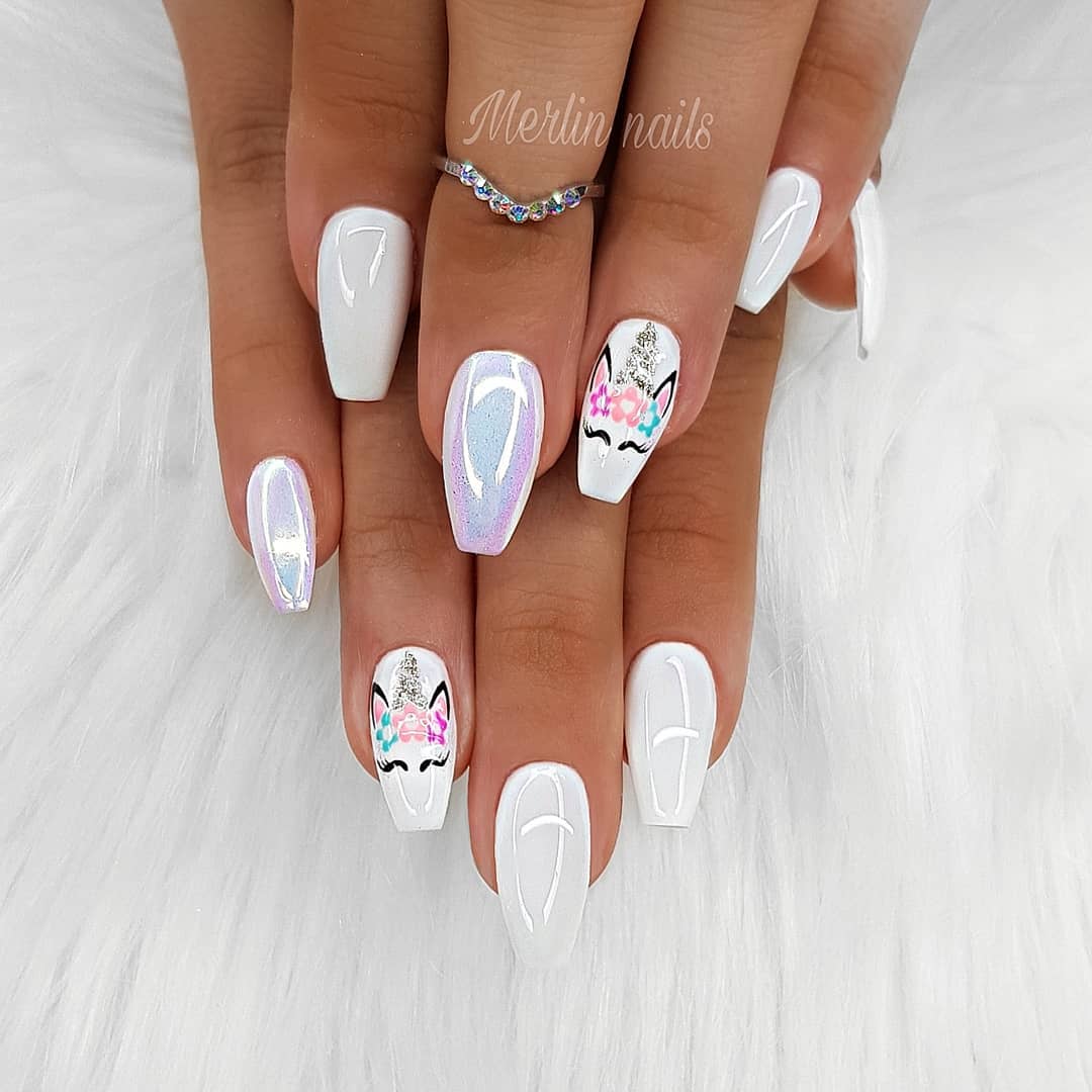 120 Beautiful Spring Nail Art Designs 2020 images 37