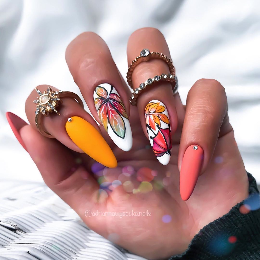 120 Beautiful Spring Nail Art Designs 2020 images 60