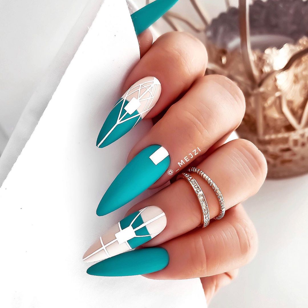 60+ Easy And Fun Summer-Inspired Nail Designs To Copy At Home images 4