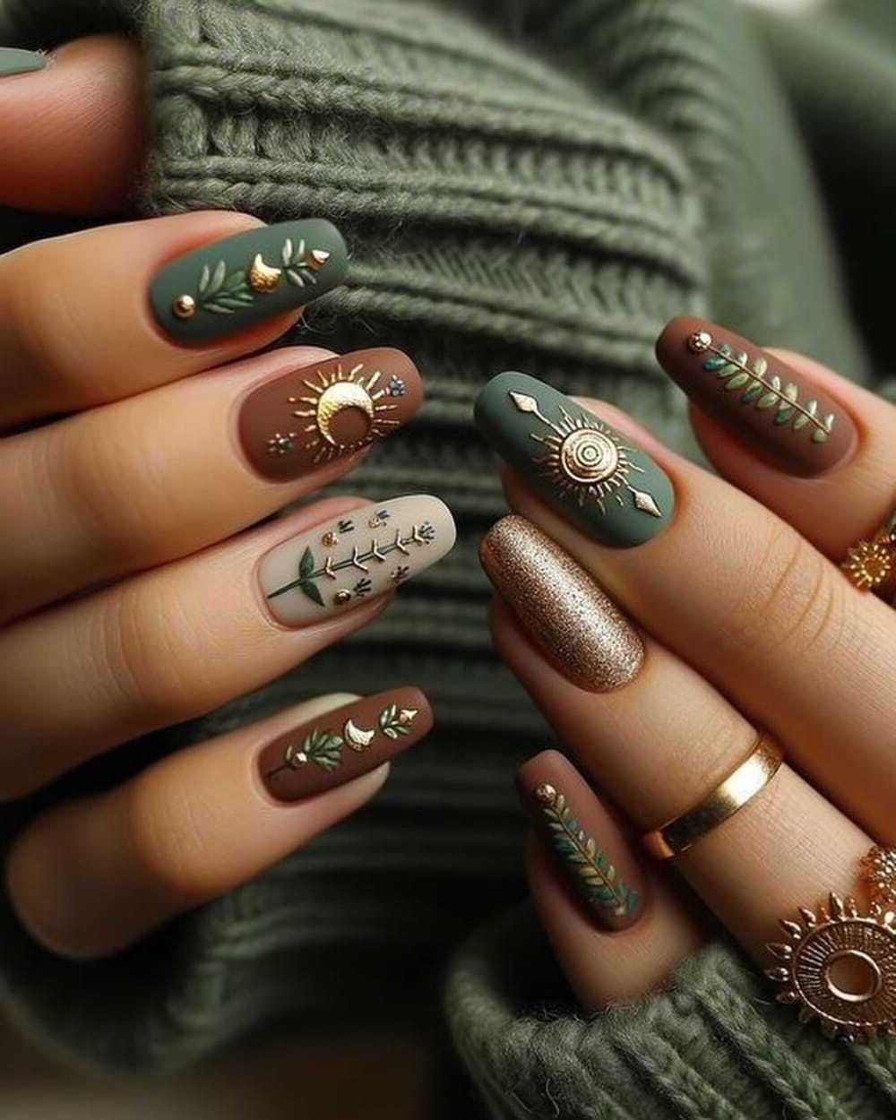 Top 50+ Fall Nail Art Colors You Need To Try This Season images 23